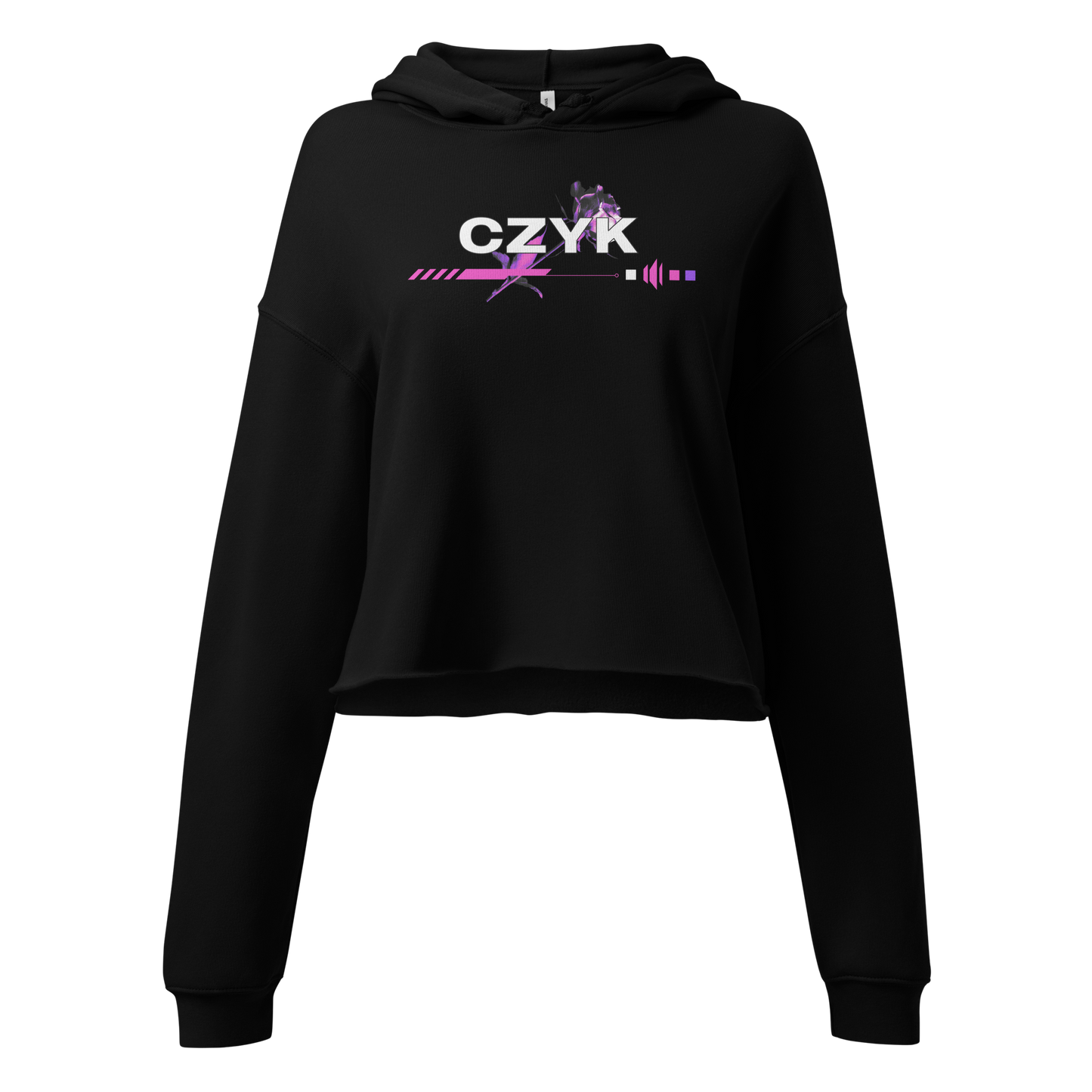 Paralyzed Crop Top Hoodie